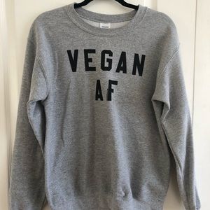Gray Vegan AF Sweater